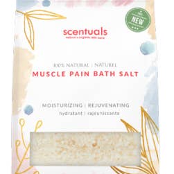 Muscle Pain Bath Salt for wholesale by Scentuals Natural & Organic Skin Care