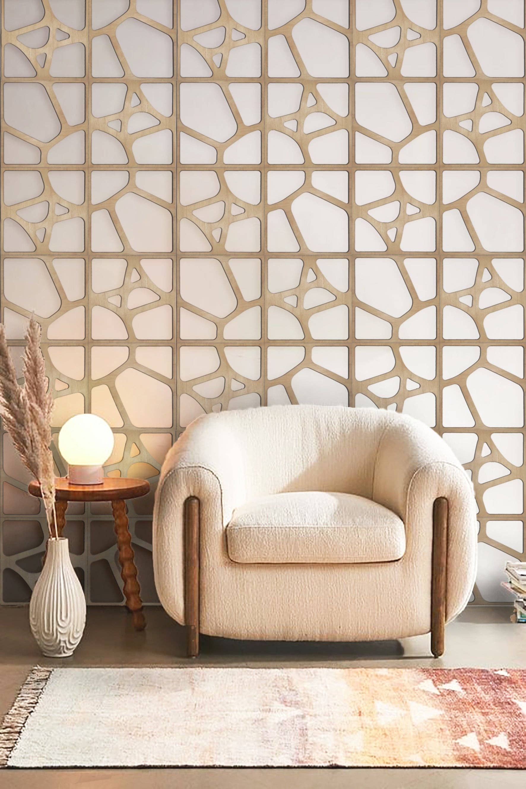 Studio Rima - Wholesale Decorative Panel - Wooden Hollow Panels - Wall Art Organic - Decorative Panel