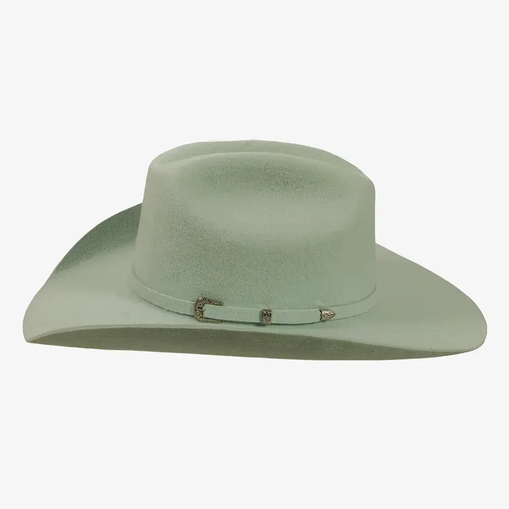 American Hat Makers - Wholesale Cowboyhoed - Uniseks - 100% wollen vilten western cowboyhoed - Style Cattleman38