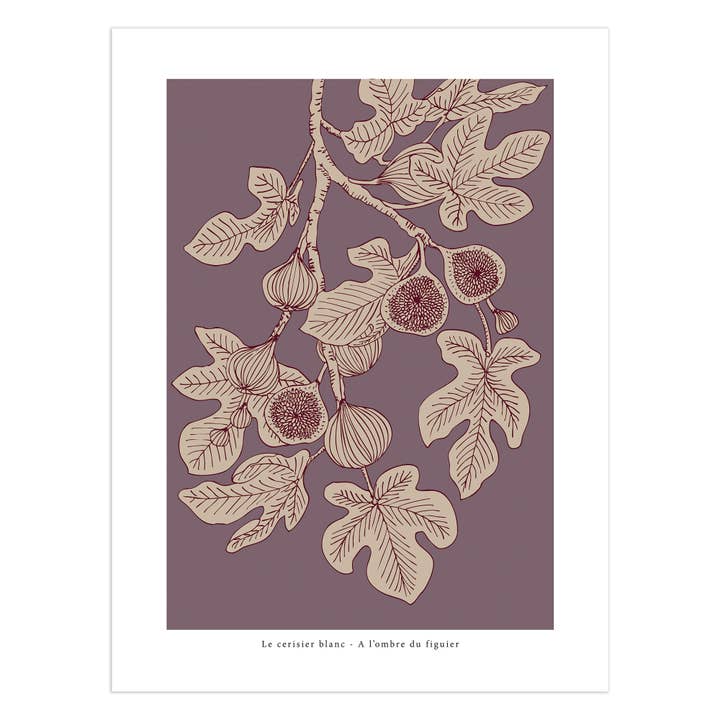 Displays "In the Shade of the Fig Tree" for wholesale by Le cerisier blanc