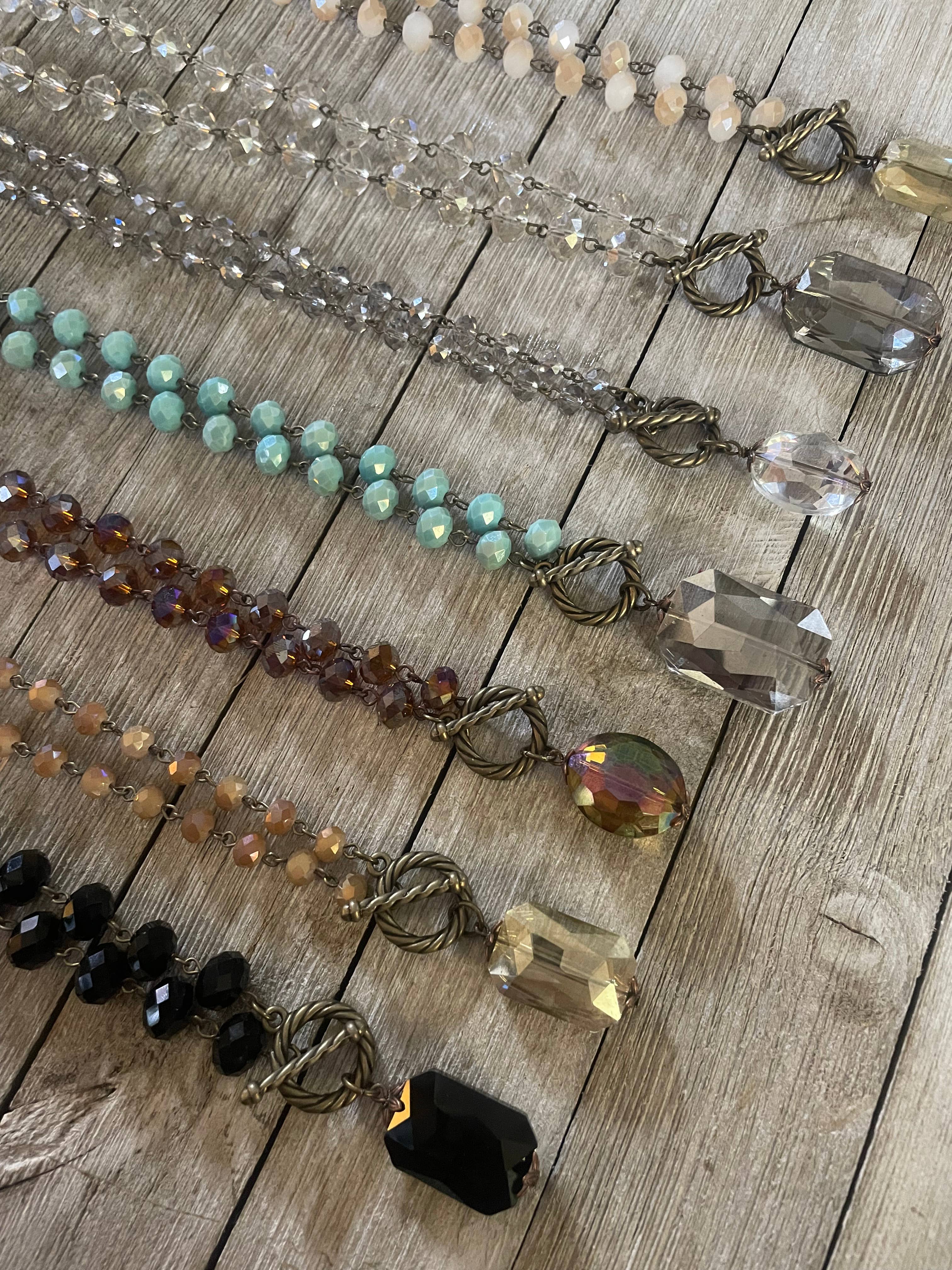 Savannah Hoffman Designs Artisan Jewelry – Colar pingente/pendente por atacado – Colares de Cristal Sparkle Plenty5