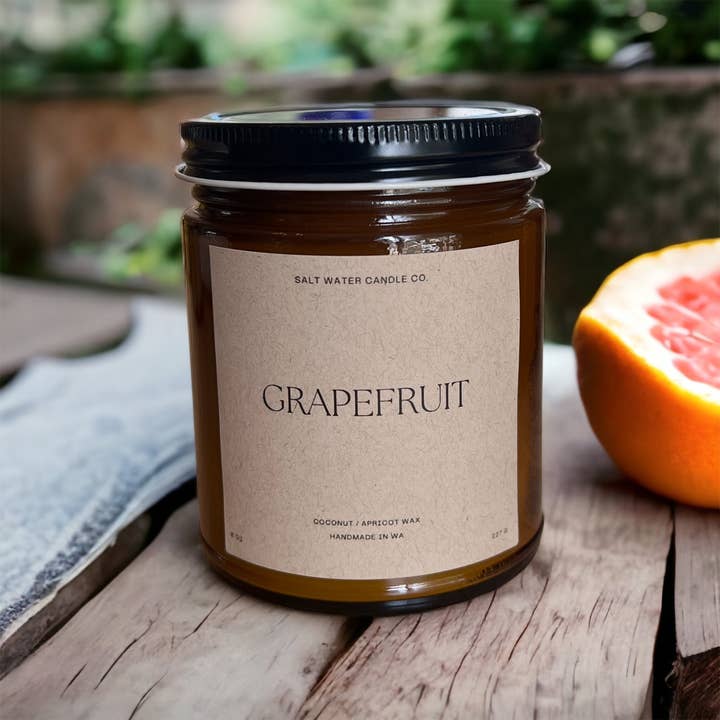 Grapefruit for wholesale by Salt Water Candle Co.