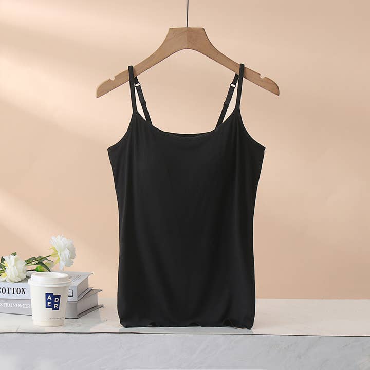 Rosa Clothing - Wholesale Camisole - Women's - built-in bra camisole top4