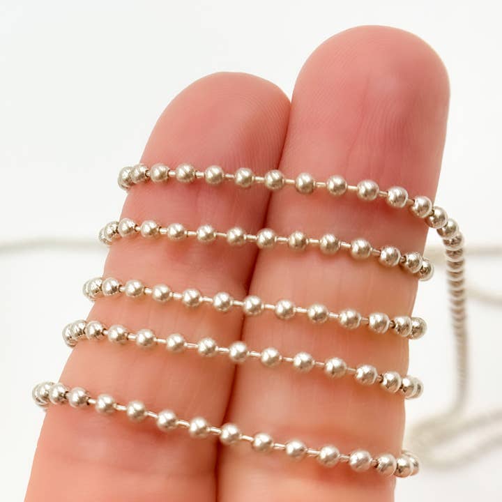 Tresor Jewelry Inc. - Wholesale Link & Chain Necklace - 2.0MMBCSS. Sterling Silver Ball Chain1