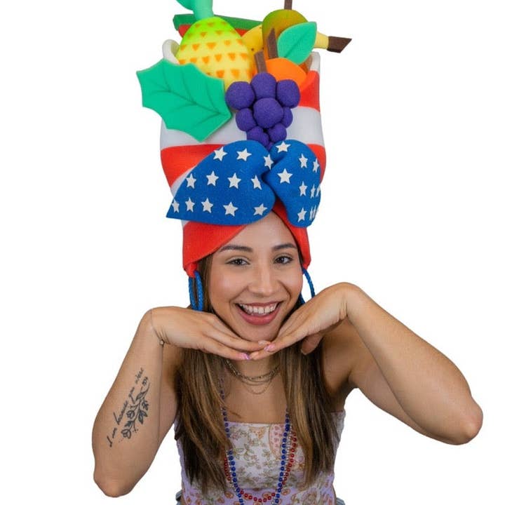 Foam Party Hats - Wholesale Party Hat/Crown - USA Carmen Miranda Hat