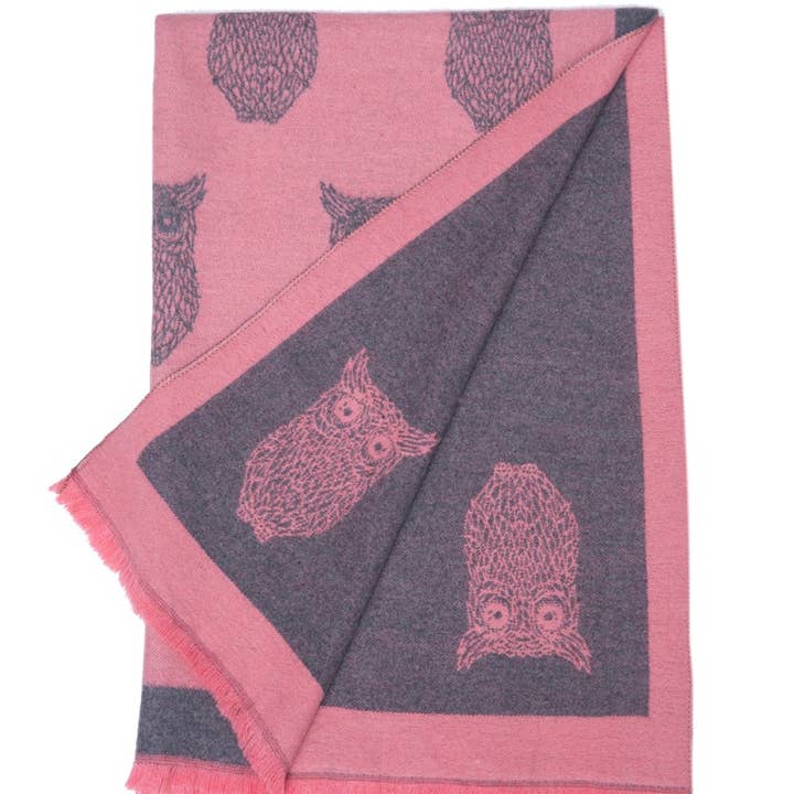 Alba Wholesale - Wholesale Scarf - Women's - Supersoft Owl Scarves3