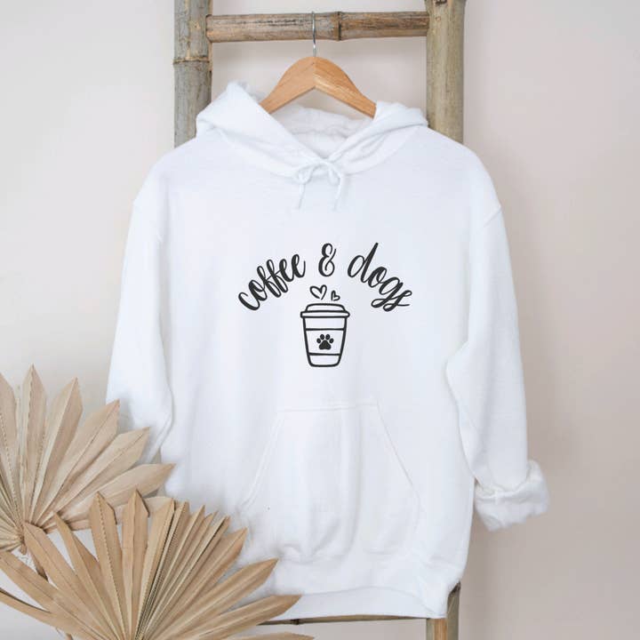 Coffee and Dog Hoodie, Weekend Coffee Sweatshirt, Dog Hoodie for wholesale by Hunter Kouture