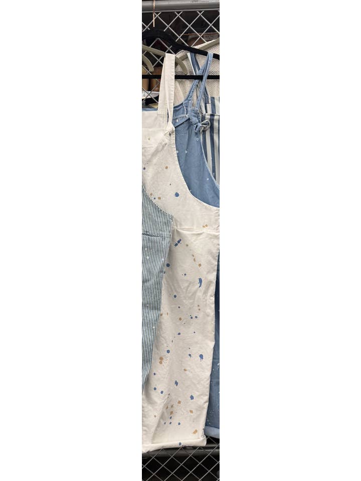 LeParisPetit by I Love Linen - Wholesale Overalls - Women's - Denim Overalls in Five Colors/Patterns2