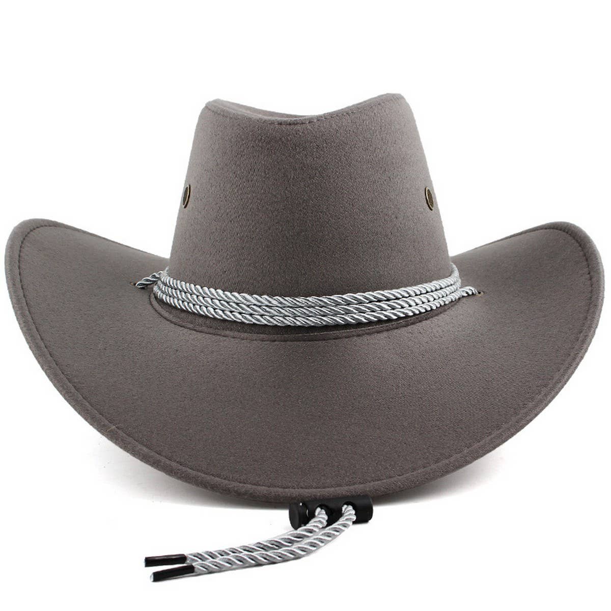 ACCITY - Wholesale Cowboy Hat - Women's - Faux Suede Western Cowboy Hat Unisex Outdoor_CWAH18910