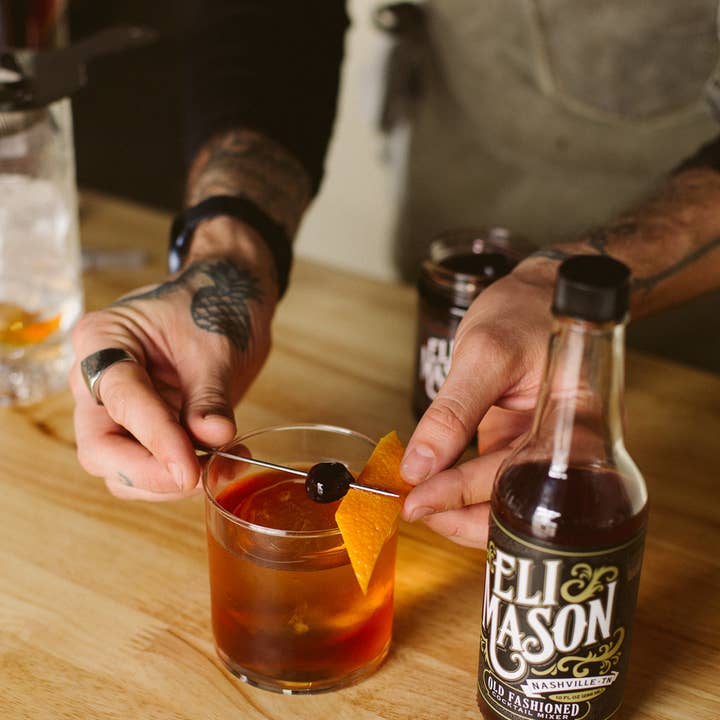 Eli Mason - Wholesale Cocktail Mix/Syrup - Old Fashioned Cocktail Mixer (10oz Bottle)