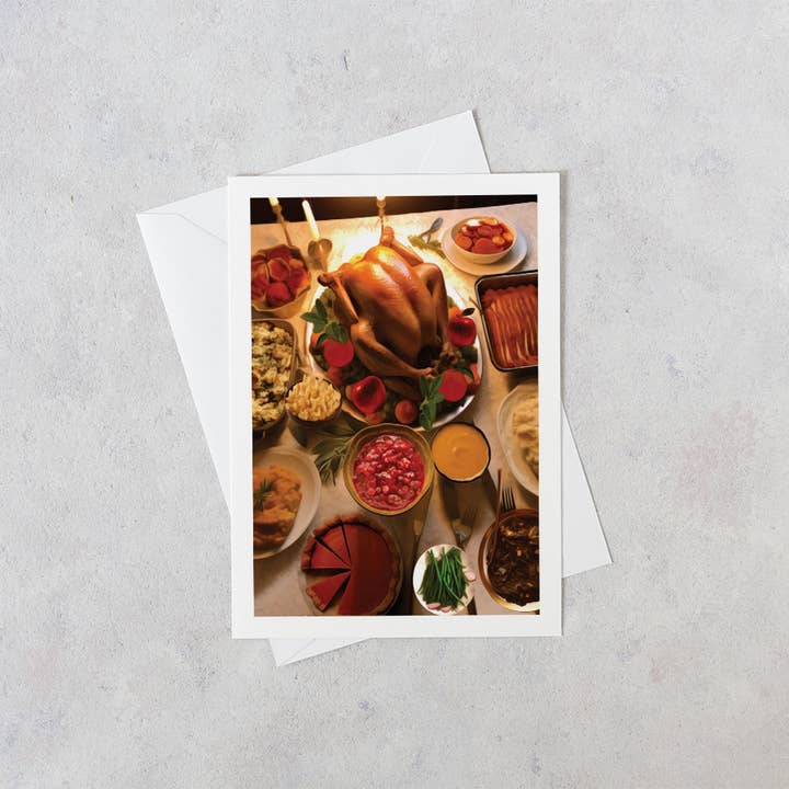 Junebug Ink - Wholesale Thanksgiving Card - Happy Thanksgiving (Recipe inside)3