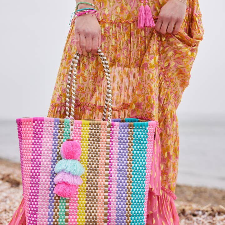 Squeeze De Citron - Wholesale Tote Bag - Women's - Sunshine Rain Citron Tote2