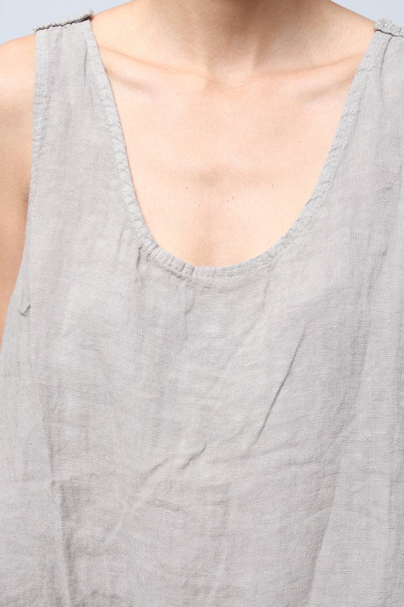 LÉA & LUC – wholesale Dress – Women's – Sleeveless long dresses in 100% Linen REF. 490812