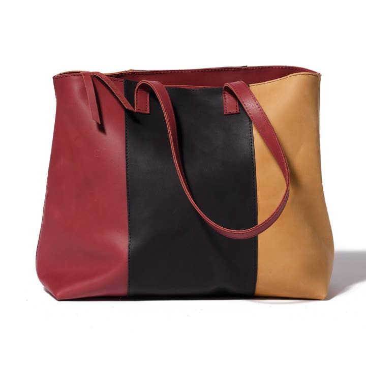 Borsa Remnant con zip sulla parte superiore per la vendita all'ingrosso da parte di Raven + Lily