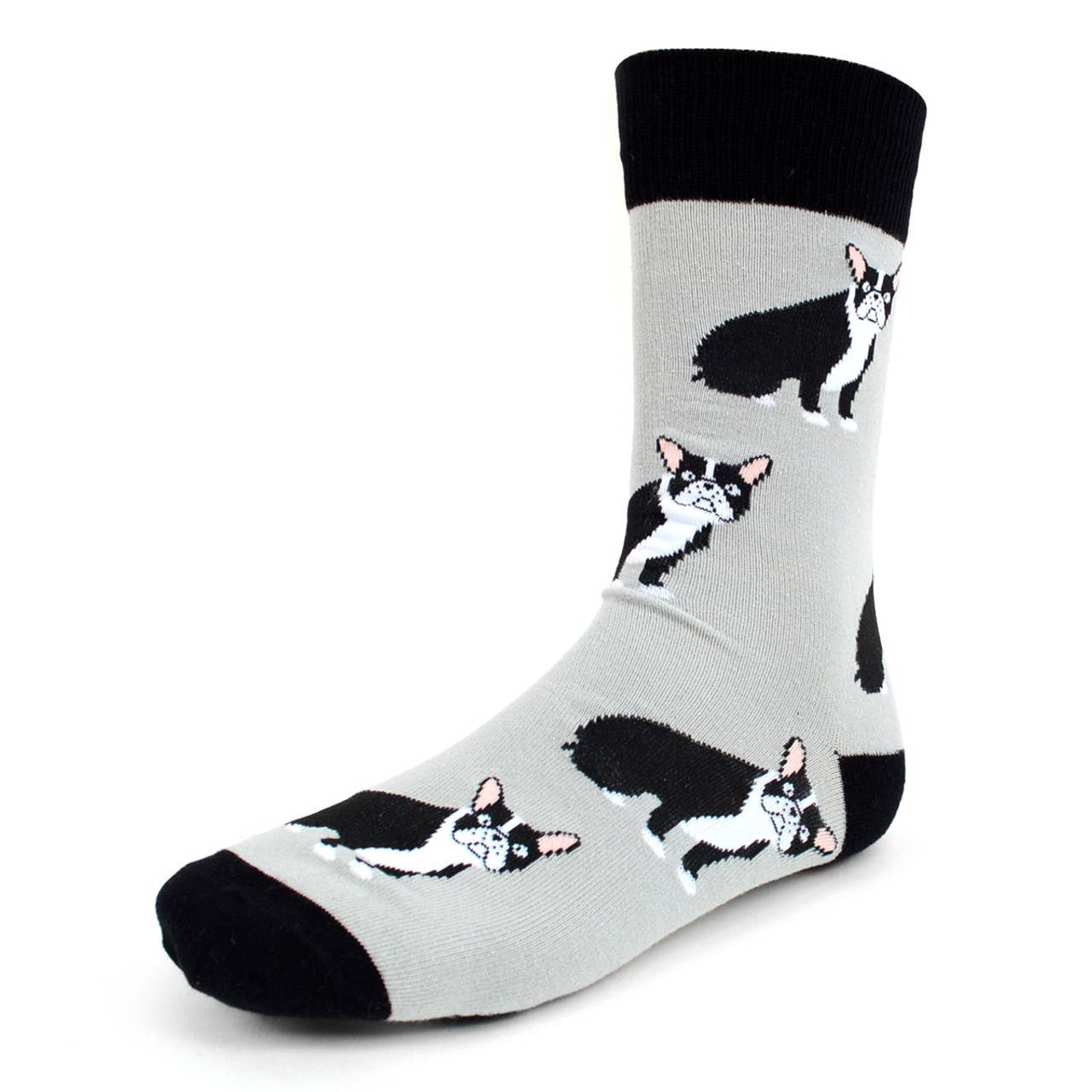 Selini New York - Wholesale Socks - Men's - Men's French Bulldog Novelty Socks - NVS19104