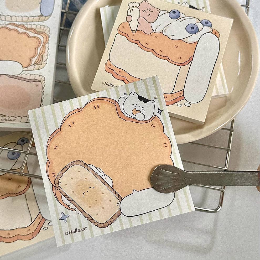 Hello Claws Limited - Wholesale Notepad - Hello Cat | Cookie Memo Note Pad8