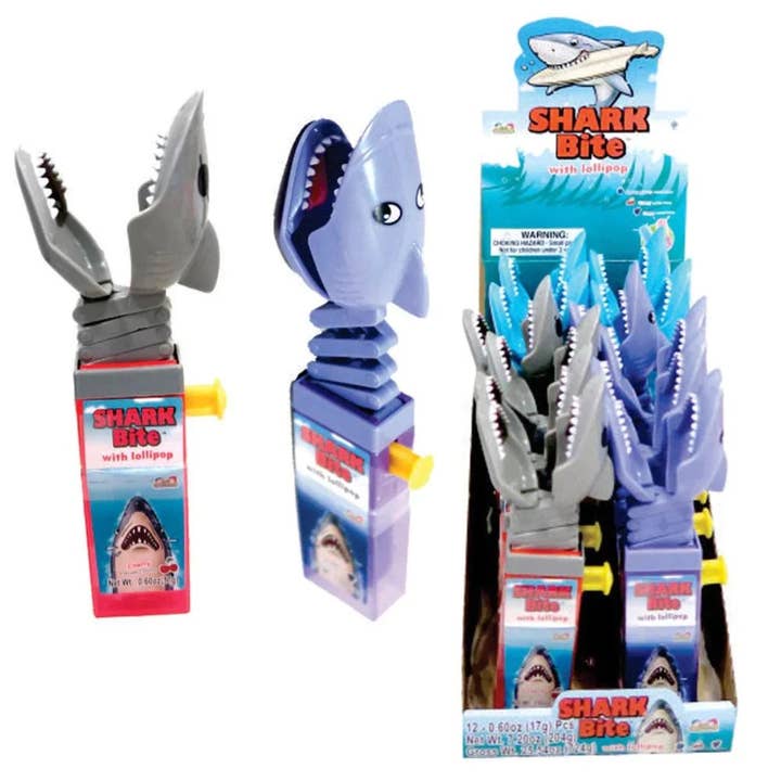 I Got Your Candy - Vente Sucettes - Kidsmania Shark Bite avec sucette, 6 oz, 12 carats