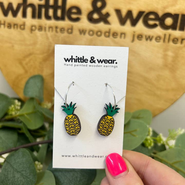 Pineapple dangles for wholesale by Whittle and Wear
