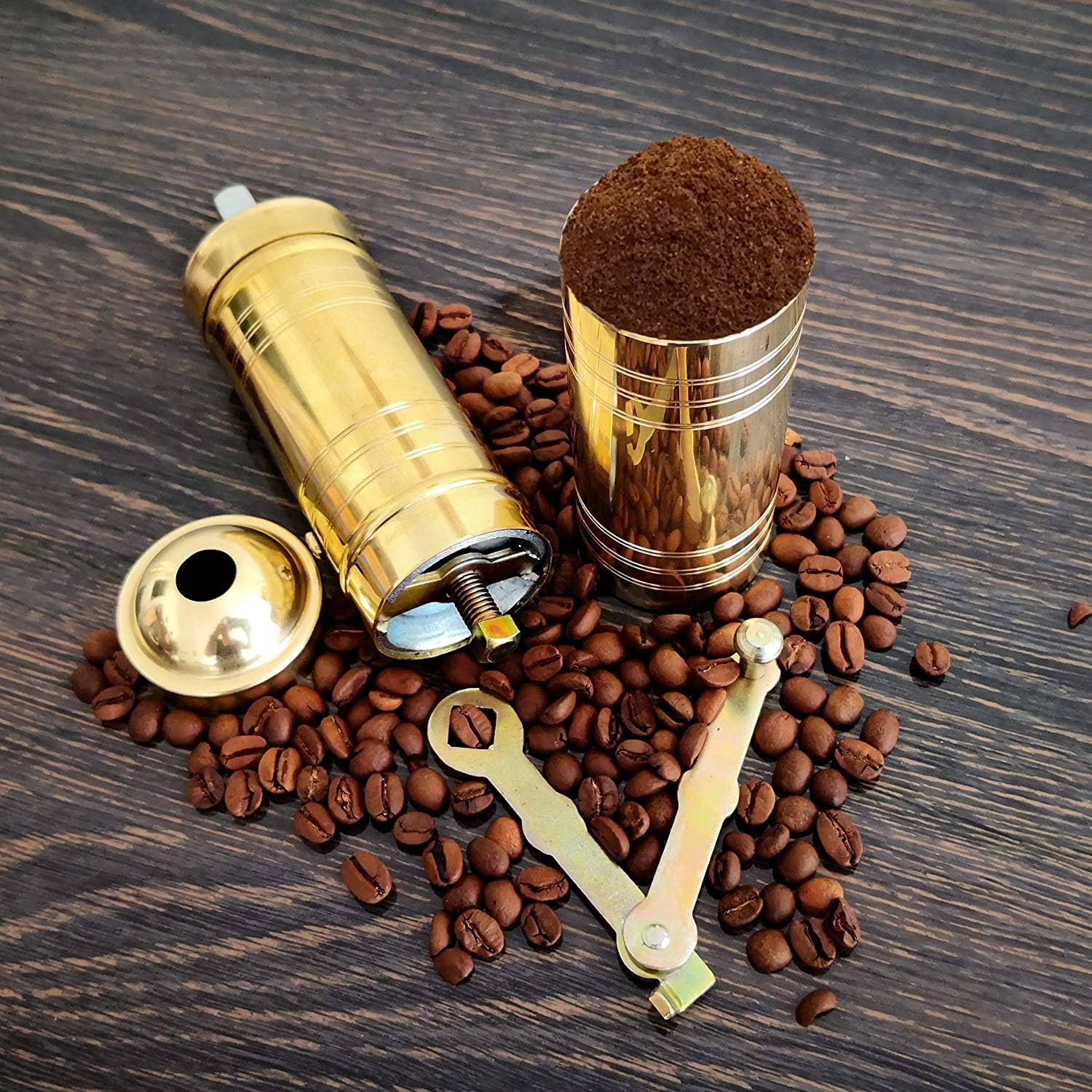 Cherchiee - Wholesale Pepper Mill - Hand Forged Brass Coffee Grinder Pepper Mill7