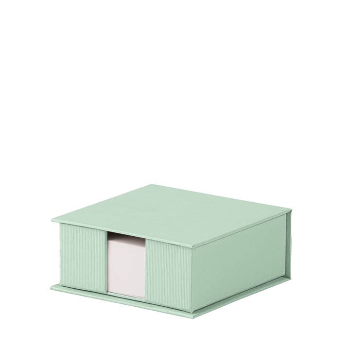 S.O.H.O. Caja de notas con tapa 250 hojas 11x11cm menta para venta al por mayor de Rössler Papier