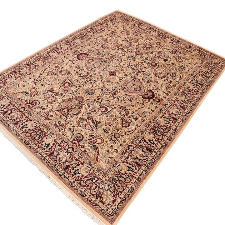 Aness Pak Persian Kristie Beige/Rust Wool Rug - 9'11'' x 13'5'' for wholesale by Arshs Fine Rugs