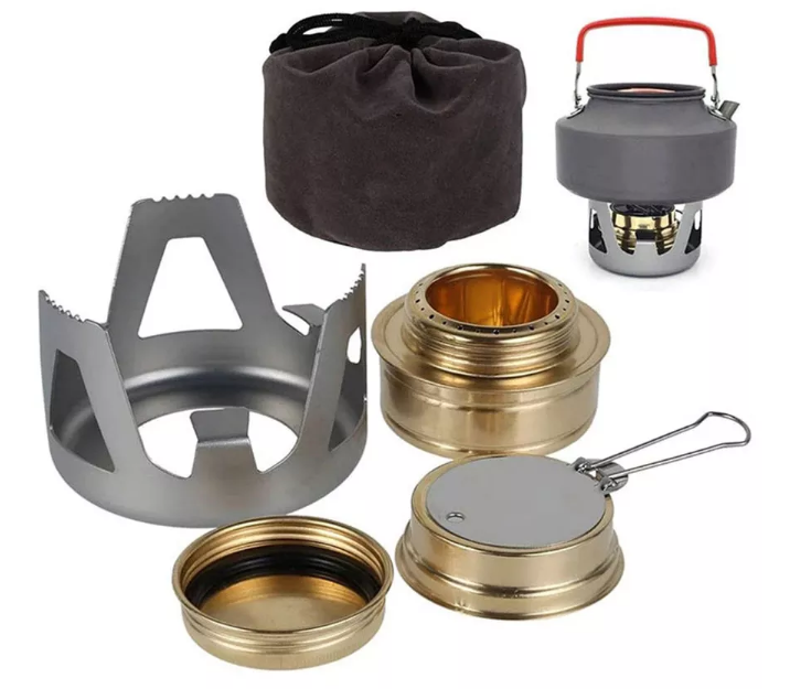 VIGOR - Wholesale Stove/burner cover - Mini Alcohol Stove for Outdoors Backpacking Lightweight Port3