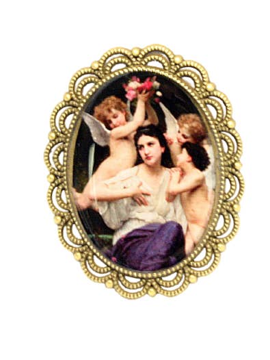 Broche d'art personnalisée - Photo, logo ou épingle d'art de musée pour la vente par Ciao Bella Jewelry Inc