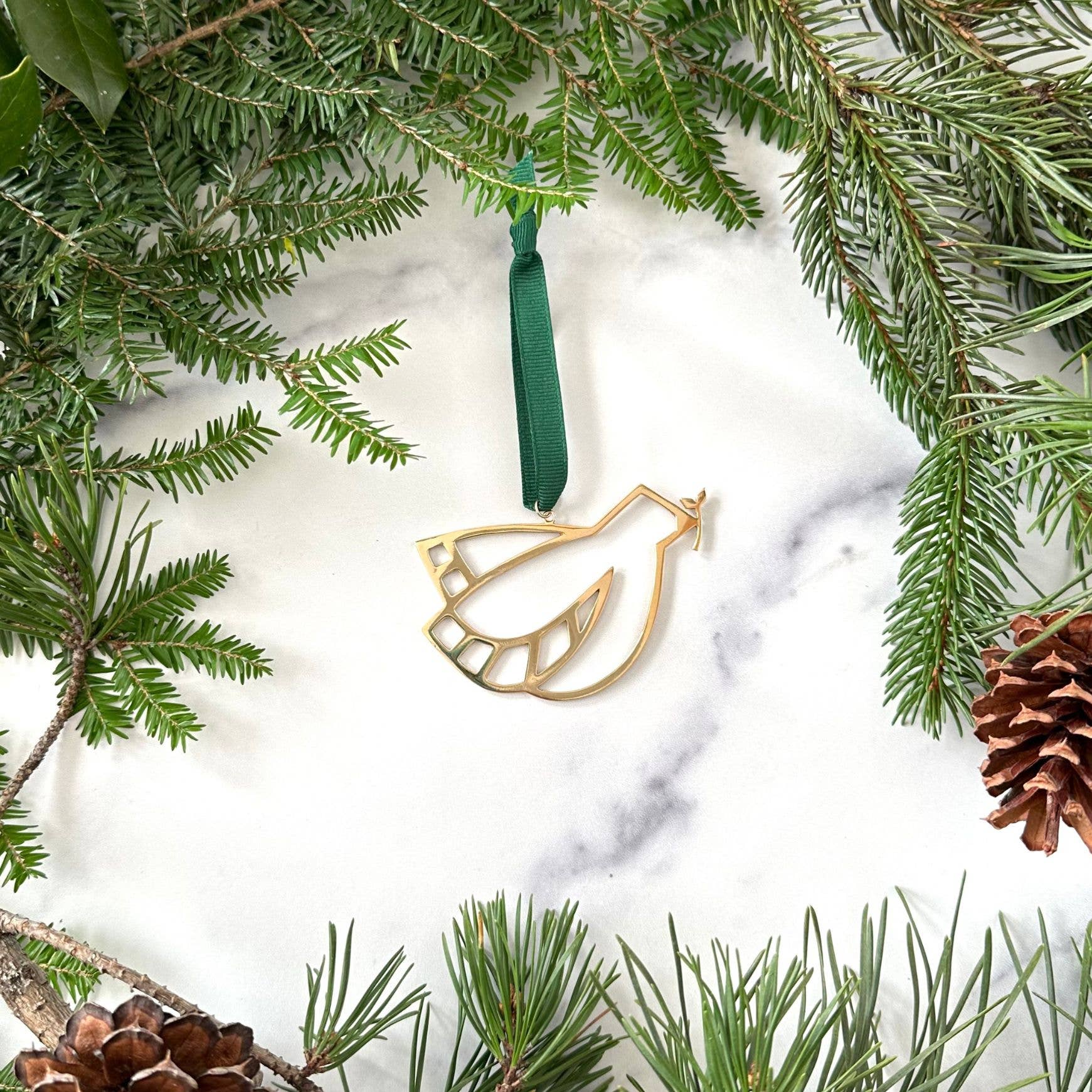 Sarah Cecelia Jewelry & Metal Goods - Wholesale Ornament - Peace Dove Ornament