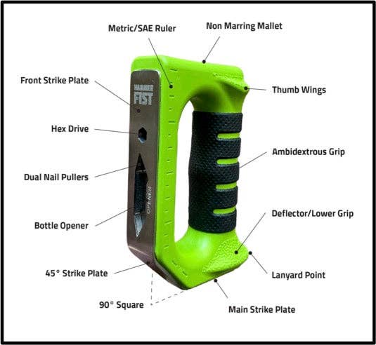 Hammer Fist Multi Tool - Wholesale Handy Tool - Hammer-Fist 7 in 1 DIY Multi Tool Gift boxes(*free shipping)0
