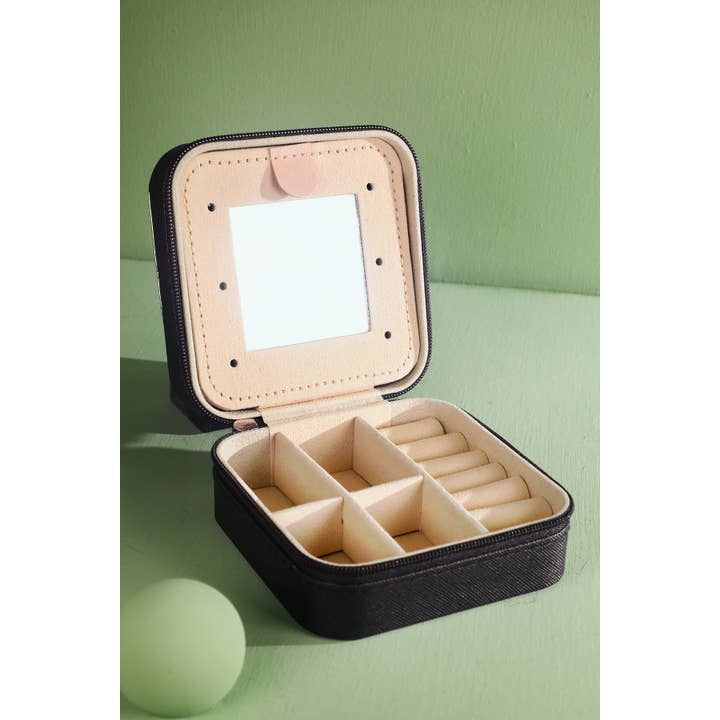 BLACK BLK Western Steer head Metal Plate Jewelry Box for wholesale on Faire1