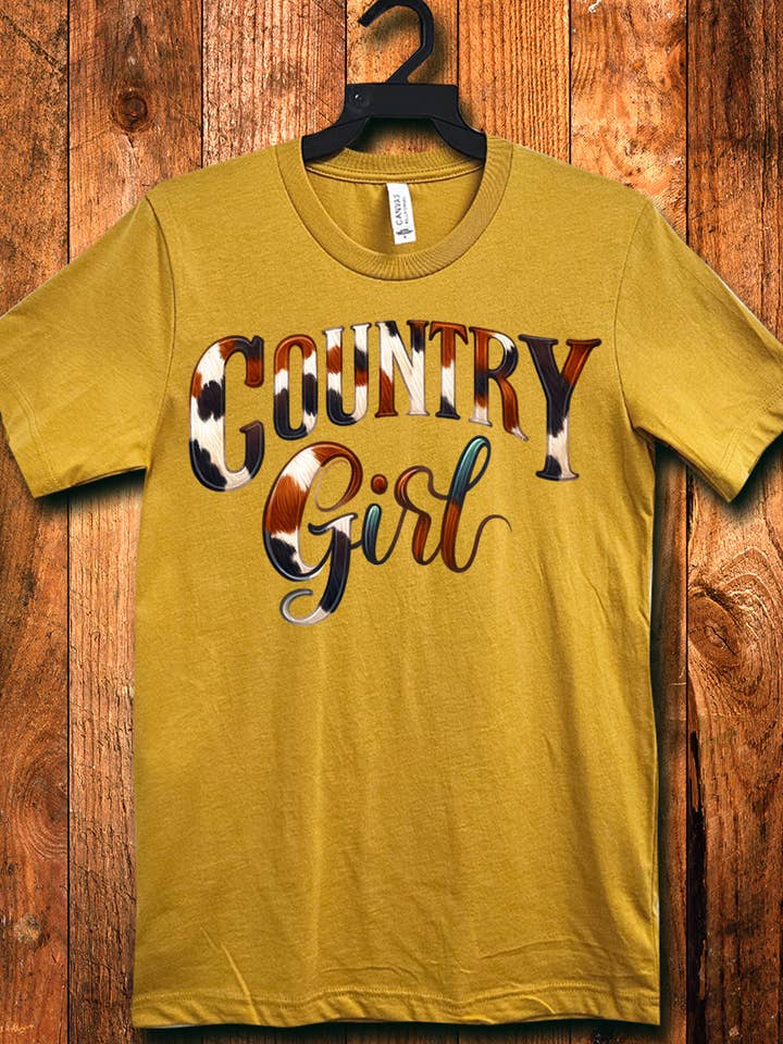 Country Girl Graphic Tee. for wholesale by DG WORLD