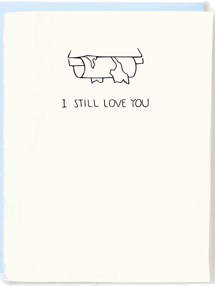 Funny Love Card - Toilet Paper Boyfriend Humor for wholesale by Pop + Paper