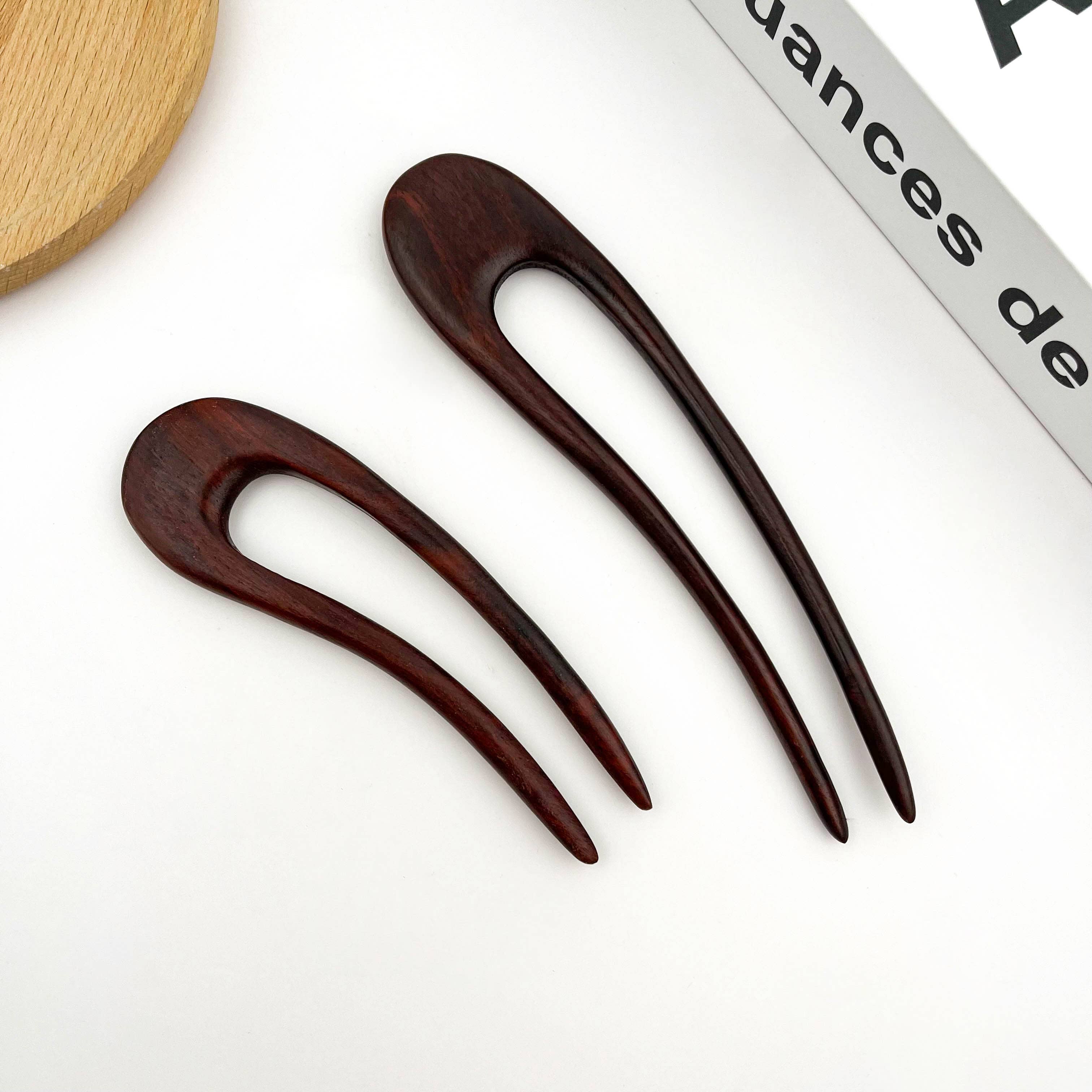 TheDivaSoap - Venta al por mayor Horquillas para el pelo - Horquilla de Madera en Forma de U3