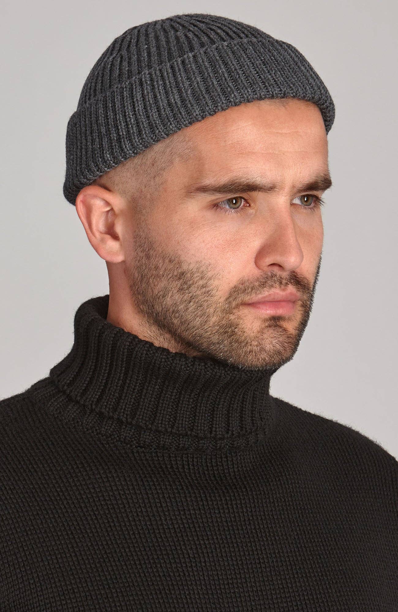 Paul James Knitwear - Wholesale Beanie - Men's - Heavyweight Extra Fine Merino Fisherman Beanie4