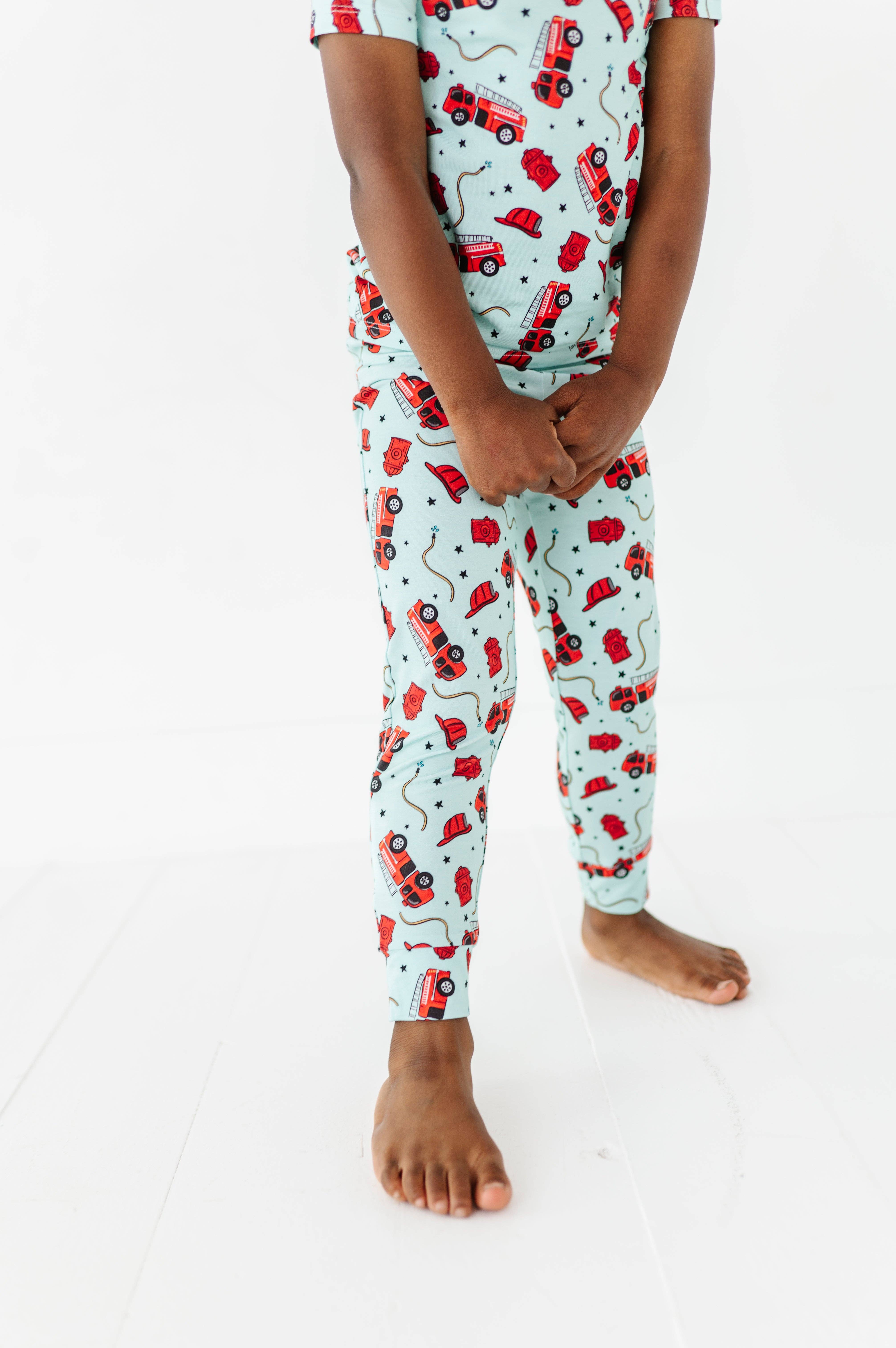 Little Pajama Co. - Wholesale Sleepwear Set - Kids - Fire Truck Two-Piece Long Set4