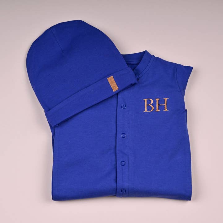 Jongensset in blauw slaaptenue voor wholesale door Baby's House