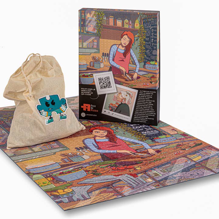 Face de Puzzle - Wholesale Puzzle - Adult - 1000 Piece Puzzle - Oil on Fire3