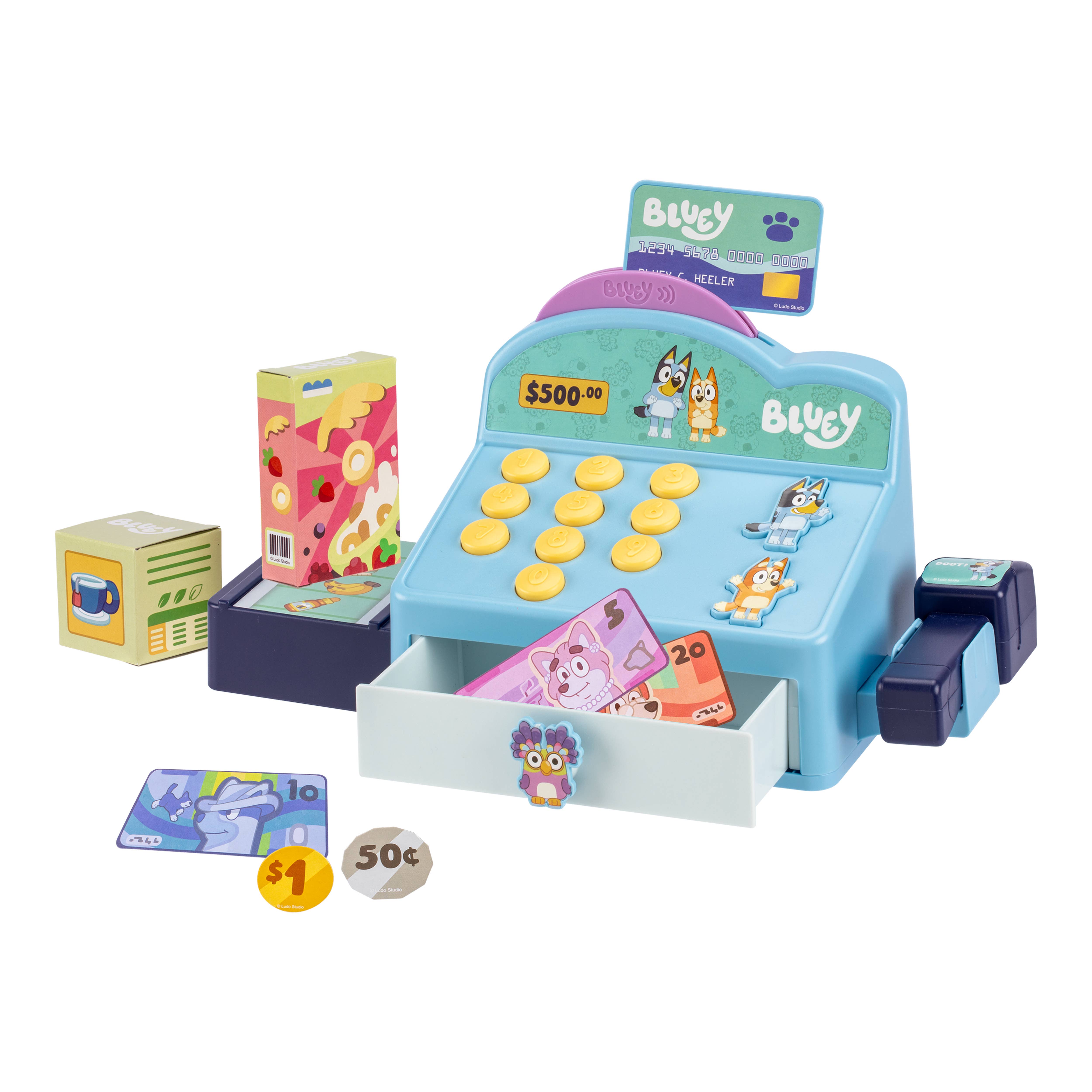 Toysmith - Wholesale Toy Set - Kids - Moose Toys Bluey Cash Register3