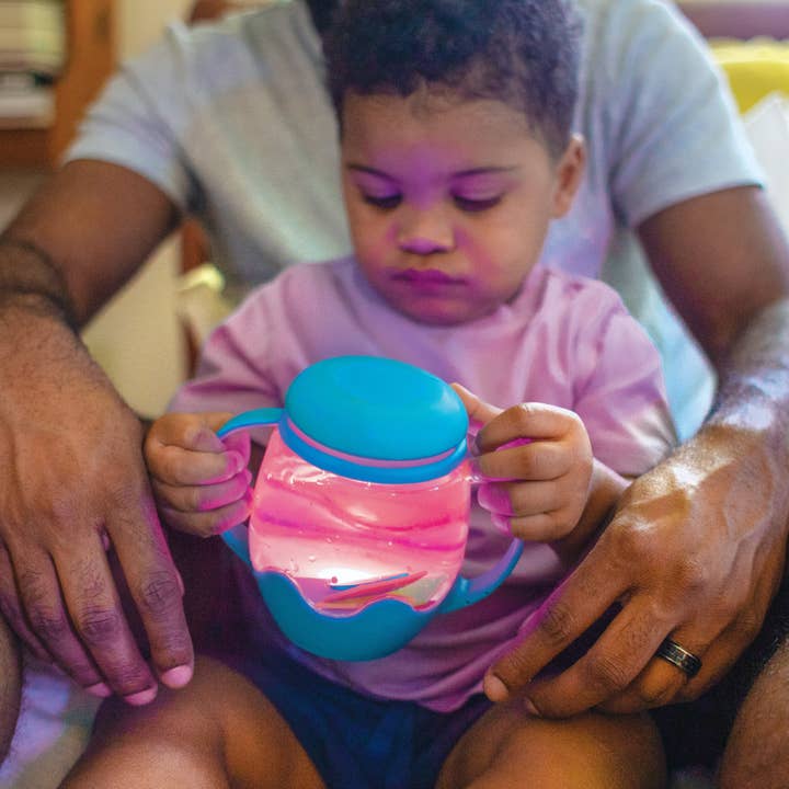 Glo Pals - Wholesale Sensory Ball - Baby - Glo Pals Mini Sensory Jar and Silicone Fun Filler Bundle - Blue3