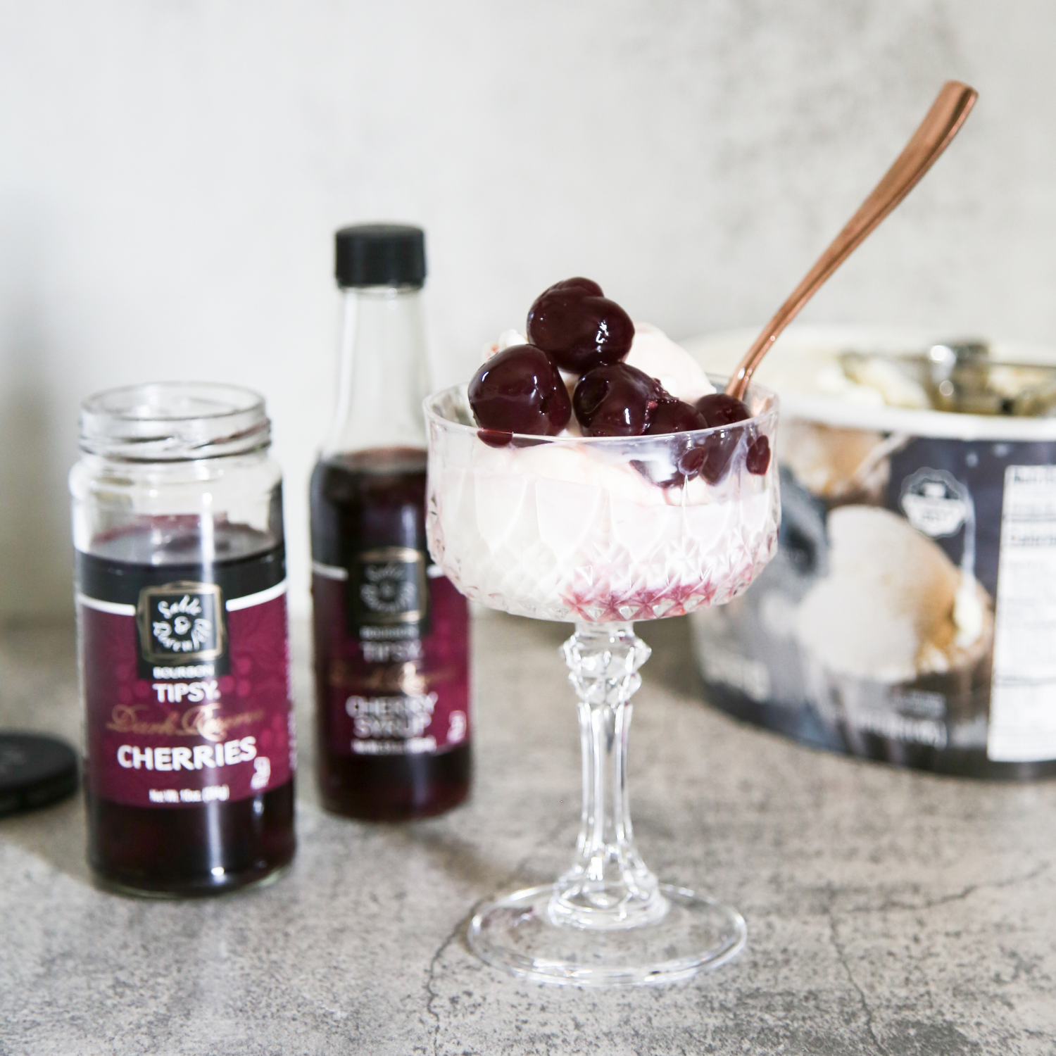 Wholesome Good - Wholesale Cocktail Mix/Syrup - Sable & Rosenfeld Dark Reserve Tipsy Cherries - 10oz3