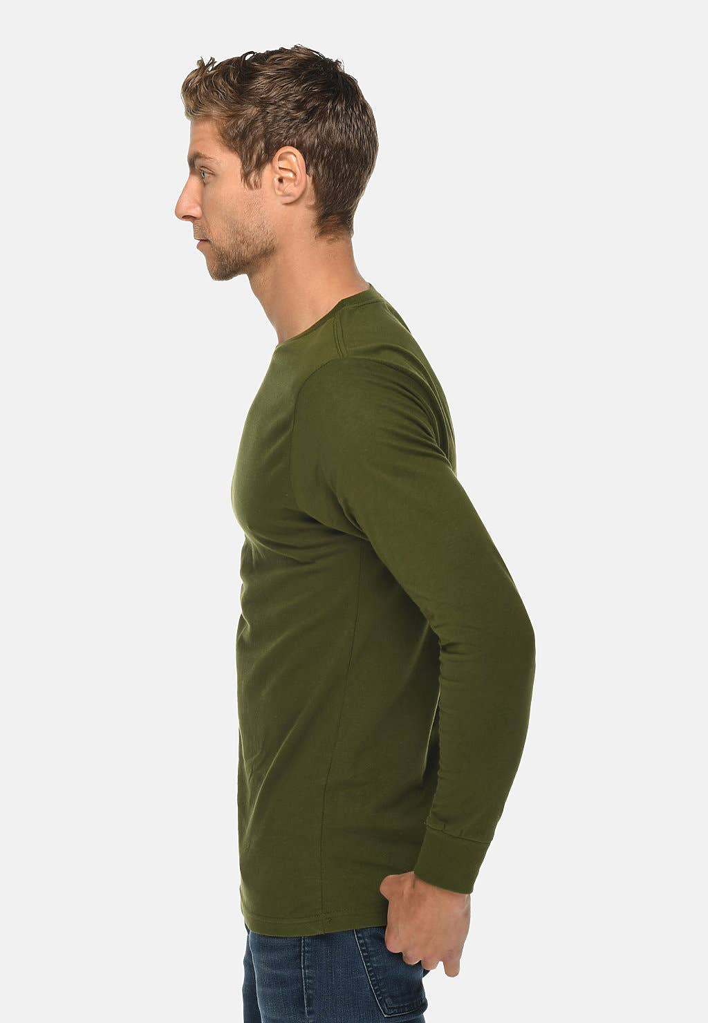 Lane Seven Apparel - Vendita all'ingrosso Maglietta - Uomo - Maglietta girocollo a maniche lunghe4