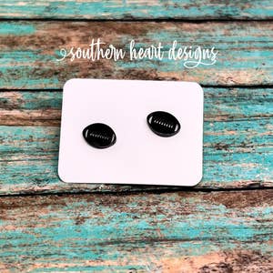 Embossed Football Collection -Sports Earrings – Southern Charm