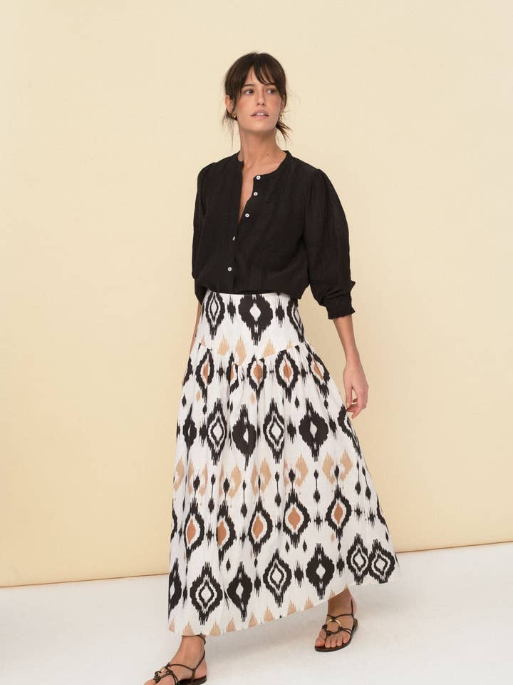 Jo blouse zwart voor wholesale door Sonmer Shop USA