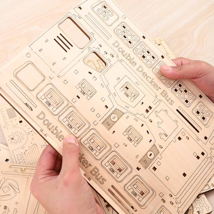 Marissa's Gifts – wholesale DIY craft kit – Child – DIY Model wooden kit train6