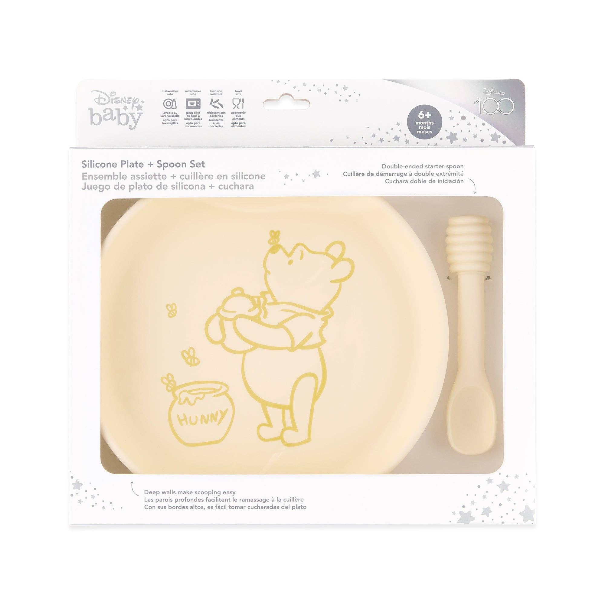 Bumkins - Wholesale Dinnerware Set - Kids & Baby - Silicone Plate + Spoon Set: Disney Winnie the Pooh13