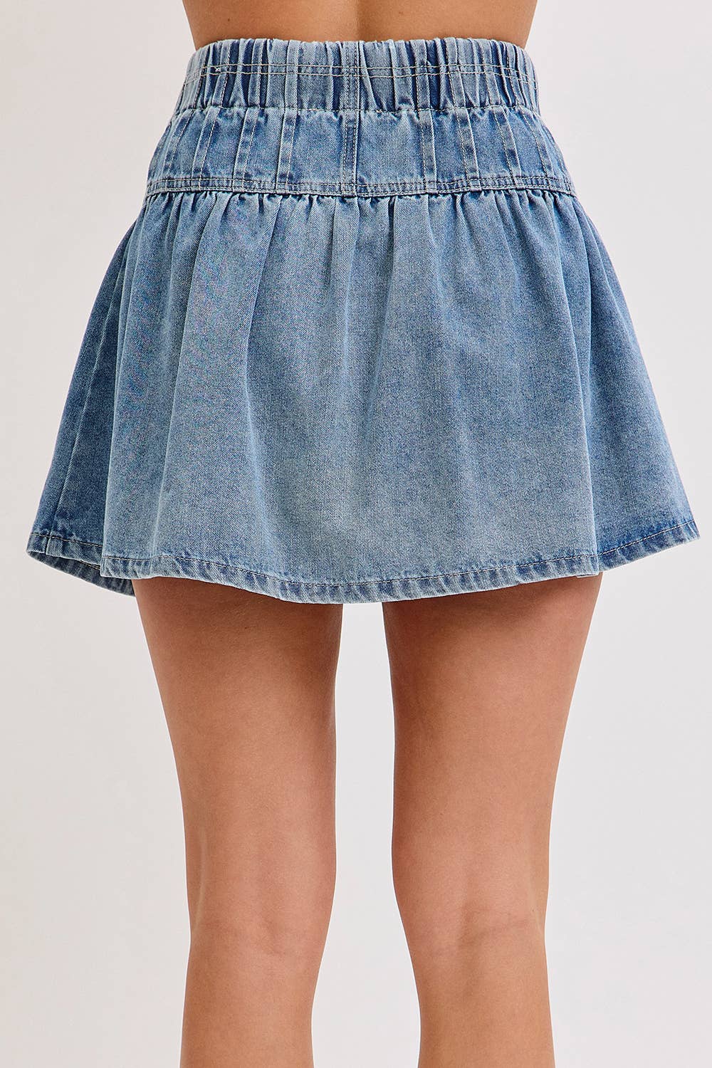 HIGH-RISE, A-LINE DENIM SKIRT  for wholesale on Faire4