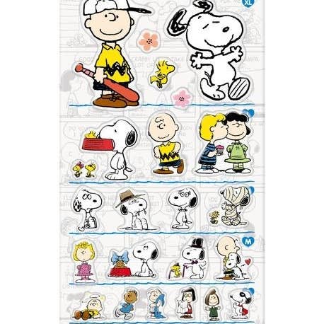 K-Wonderland - Wholesale Sticker - Peanuts Snoopy 5 Sizes Jelly Coating Stickers 2