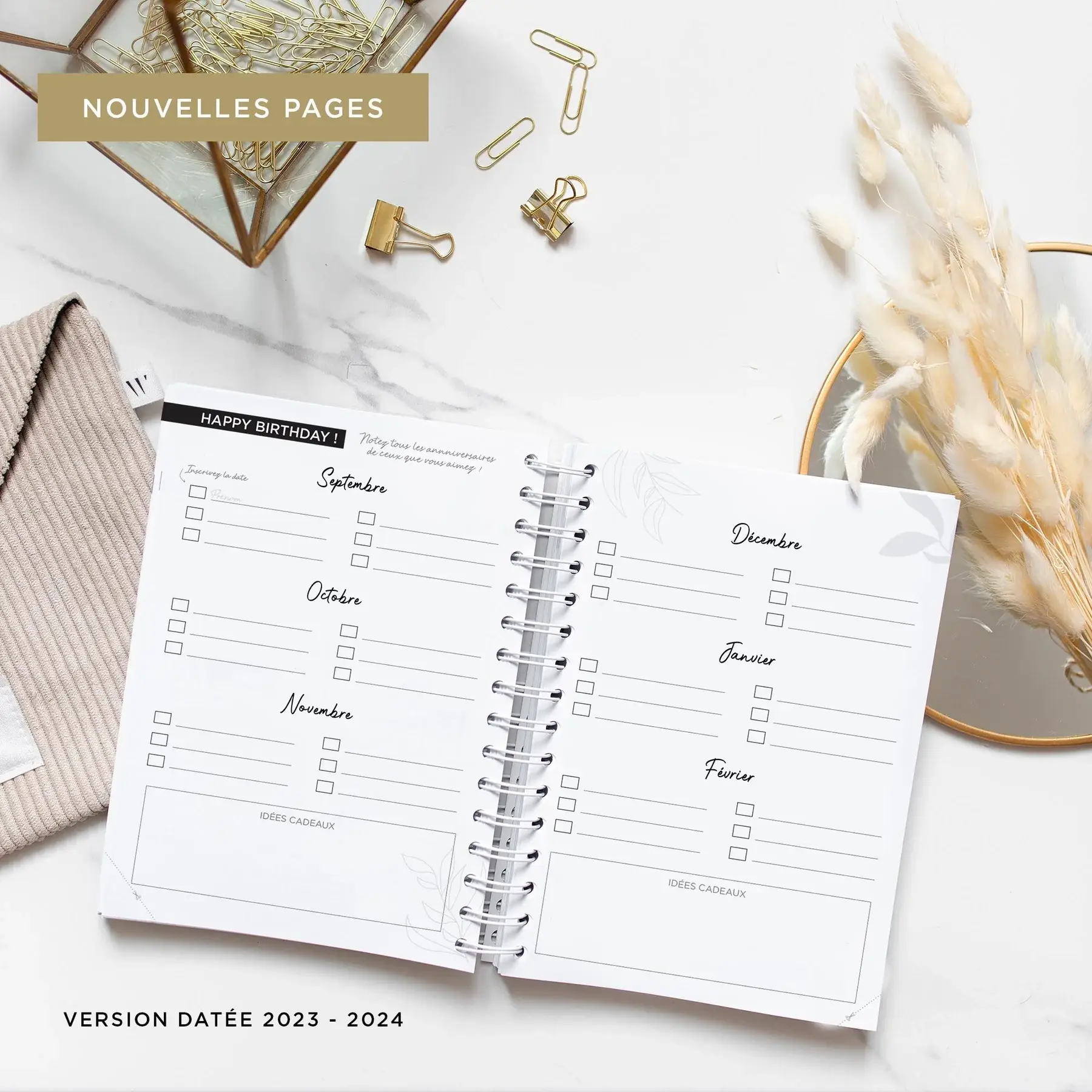 Women Warriors – wholesale Planerare – Never Give Up 360 - Golden Bird daglig planeringskalender16