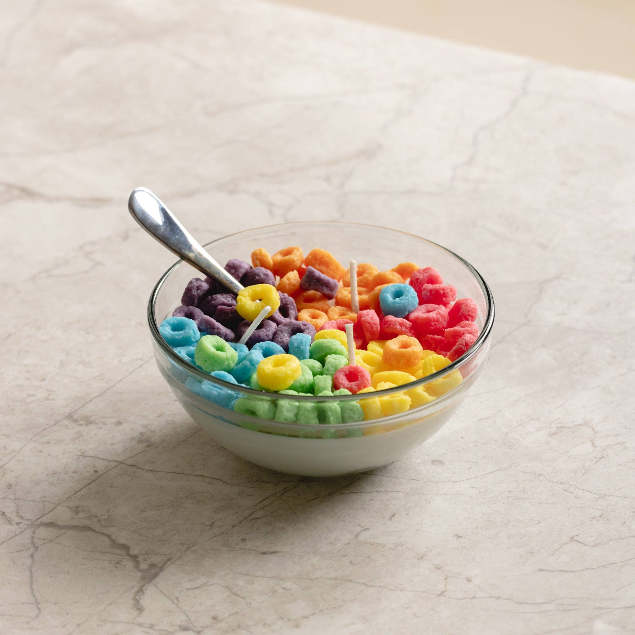 Southlake Gifts Canada - Wholesale Novelty Candle - Fruit Loops Cereal Candle Bowl4