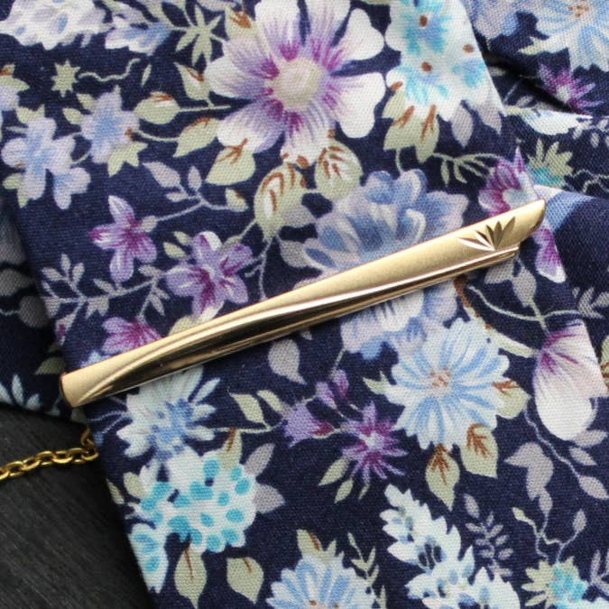 Pinza de corbata dorada Arya para venta al por mayor de Tie Mood